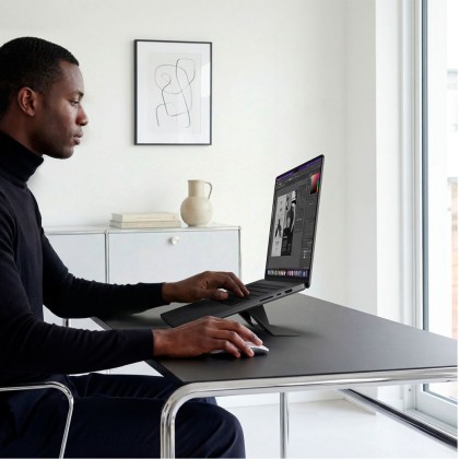 SPIGEN LD201-S6 SLIMFOLD LAPTOP STAND SPACE GREY