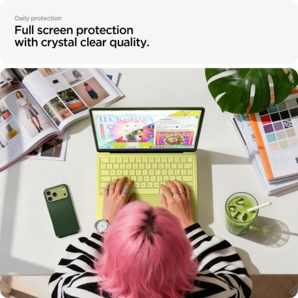 SZKŁO HARTOWANE SPIGEN GLAS.TR SLIM FC MACBOOK NEO 13 2026 BLACK