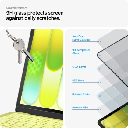 SZKŁO HARTOWANE SPIGEN GLAS.TR SLIM FC MACBOOK NEO 13 2026 BLACK