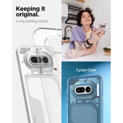 SPIGEN ULTRA HYBRID NOTHING PHONE 4A CRYSTAL CLEAR