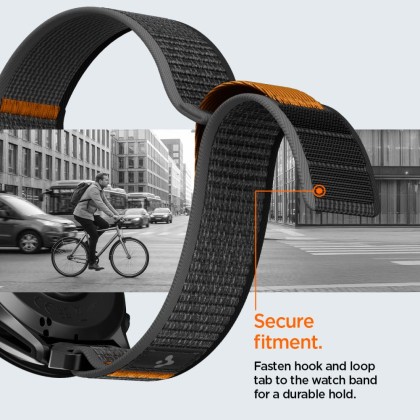 SPIGEN ATHLEX AIR GARMIN QUICKFIT 22 MM ACTIVE BLACK/ORANGE