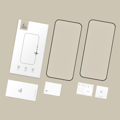 SZKŁO HARTOWANE TECH-PROTECT GLASS FIT+ 2-PACK XIAOMI 17T BLACK