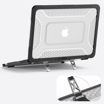 TECH-PROTECT KEVLAR PRO MACBOOK NEO 13 2026 MATTE BLACK/CLEAR