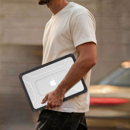 TECH-PROTECT KEVLAR PRO MACBOOK NEO 13 2026 MATTE BLACK/CLEAR
