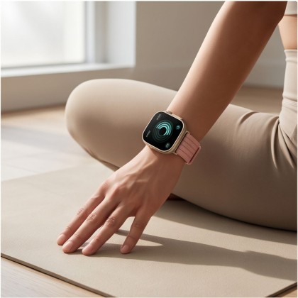 TECH-PROTECT NYLON SPORT HUAWEI WATCH FIT 3 / 4 / 4 PRO / 5 / 5 PRO LIGHT PINK