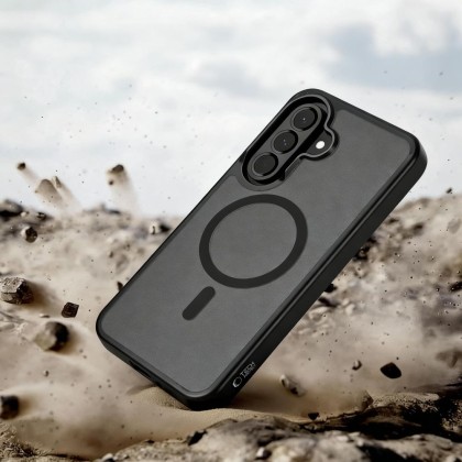 Твърд кейс с MagSafe пръстен за Samsung Galaxy A36 / A37 / A56 / A27 5G от Tech-Protect MagMat - Matte Black