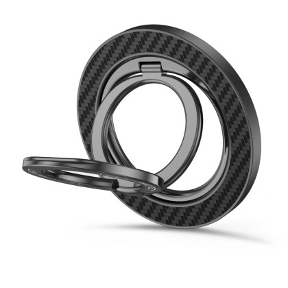TECH-PROTECT MMR800 MAGNETIC MAGSAFE PHONE RING CARBON BLACK