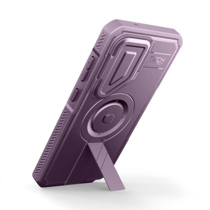 360 градусов калъф за Samsung Galaxy S26 Ultra от Tech-Protect Kevlar Magsafe 2-SET - Violet