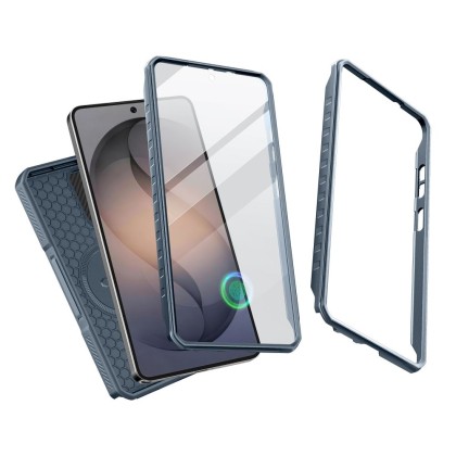 360 градусов калъф за Samsung Galaxy S26 Ultra от Tech-Protect Kevlar Magsafe 2-SET - Blue