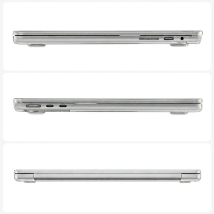 TECH-PROTECT SOFTSHELL MACBOOK PRO 16 M1-M5 / M5 PRO / M5 PRO MAX 2021-2026 CRYSTAL CLEAR