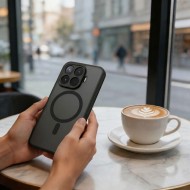Твърд кейс с MagSafe пръстен за Xiaomi 17T от Tech-Protect MagMat - Matte Black