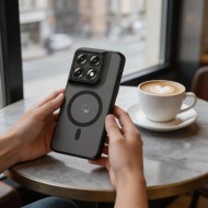 Твърд кейс с MagSafe пръстен за Motorola Edge 70 Pro 5G от Tech-Protect MagMat - Matte Black