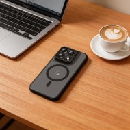 Твърд кейс с MagSafe пръстен за Motorola Edge 70 Pro 5G от Tech-Protect MagMat - Matte Black