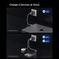 SPIGEN EE472EU-GAN ESSENTIAL 2-PORT NETWORK CHARGER 47W GUNMETAL