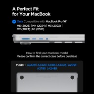 SPIGEN AIRSKIN MACBOOK PRO 16 M1-M5 / M5 PRO / M5 PRO MAX 2021-2026 FROST CLEAR
