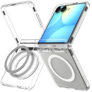 SPIGEN ULTRA HYBRID PRO MAGSAFE GALAXY Z FLIP 8 CLEAR/WHITE