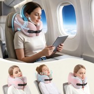 TECH-PROTECT COMFORTREST TRAVEL NECK PILLOW PINK