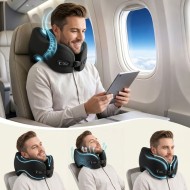 TECH-PROTECT COMFORTREST TRAVEL NECK PILLOW BLACK
