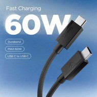 SPIGEN EB6015CC ESSENTIAL TYPE-C CABLE 60W 150CM BLACK