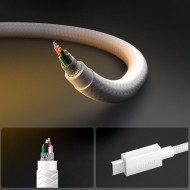 SPIGEN EB6015AC ESSENTIAL TYPE-C CABLE 60W 150CM WHITE