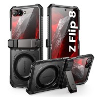 Удароустойчив кейс с MagSafe за Samsung Galaxy Z Flip 8 - от Supcase UB GRIP MAG - Black