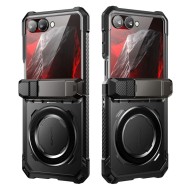 Удароустойчив кейс с MagSafe за Samsung Galaxy Z Flip 8 - от Supcase UB GRIP MAG - Black