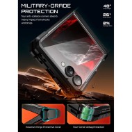 Удароустойчив кейс с MagSafe за Samsung Galaxy Z Flip 8 - от Supcase UB GRIP MAG - Black
