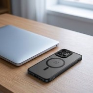 Твърд кейс с MagSafe пръстен за OnePlus Nord 6 от Tech-Protect MagMat - Matte Black
