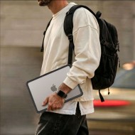 TECH-PROTECT VELAR MACBOOK AIR 13 M2-M5 2023-2026 BLACK/MATTE CLEAR