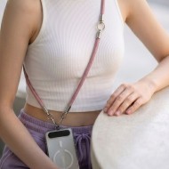 TECH-PROTECT C10S ROPE CROSSBODY & WRIST DUSTY ROSE/TITANIUM