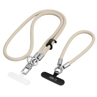 TECH-PROTECT C10S ROPE CROSSBODY & WRIST DESERT BEIGE/TITANIUM