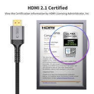 TECH-PROTECT ULTRABOOST CABLE HDMI 2.1 4K 120HZ / 8K 60HZ 300CM BLACK