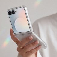 Хибриден кейс за Samsung Galaxy Z Flip 8 от Tech-Protect Flexair Hybrid - Clear