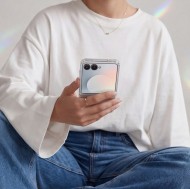 Хибриден кейс с MagSafe за Samsung Galaxy Z Flip 8 от Tech-Protect Flexair Hybrid - Clear