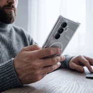 Хибриден кейс с MagSafe за Samsung Galaxy Z Fold 8 Ultra от Tech-Protect Flexair Hybrid - Clear