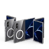 Хибриден кейс с MagSafe за Samsung Galaxy Z Fold 8 от Tech-Protect Flexair Hybrid - Clear