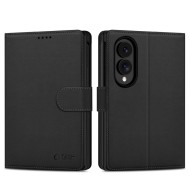 Кожен тефтер за Samsung Galaxy Z Fold 8 от Tech-Protect Wallet - Black