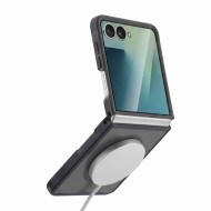 Твърд кейс с MagSafe пръстен за Samsung Galaxy Z Flip 8 от Tech-Protect MagMat - Matte Black