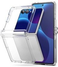 Удароустойчив твърд кейс за Samsung Galaxy Z Flip 8 от Ringke Fusion - Clear