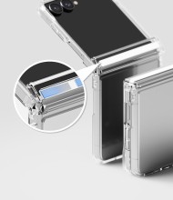 Удароустойчив твърд кейс за Samsung Galaxy Z Flip 8 от Ringke Fusion - Clear