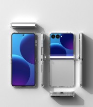 Удароустойчив твърд кейс за Samsung Galaxy Z Flip 8 от Ringke Fusion - Clear