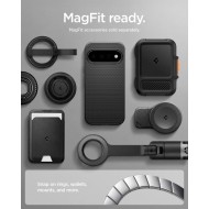 Удароустойчив кейс с MagSafe за Google Pixel 11 от Spigen Liquid Air - Matte Black