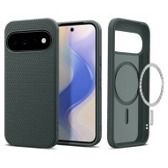Удароустойчив кейс с MagSafe за Google Pixel 11 от Spigen Liquid Air - Abyss Green