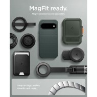 Удароустойчив кейс с MagSafe за Google Pixel 11 от Spigen Liquid Air - Abyss Green