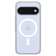 Удароустойчив кейс с MagSafe пръстен за Google Pixel 11 от Spigen Ultra Hybrid Mag - Clear / White