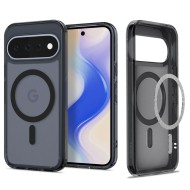 Удароустойчив кейс с MagSafe пръстен за Google Pixel 11 от Spigen Ultra Hybrid Mag - Frost Black