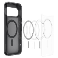 Удароустойчив кейс с MagSafe пръстен за Google Pixel 11 от Spigen Ultra Hybrid Mag - Frost Black