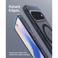 Удароустойчив кейс с MagSafe пръстен за Google Pixel 11 от Spigen Ultra Hybrid Mag - Frost Black