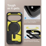 Удароустойчив, твърд кейс с MagSafe за Google Pixel 11 от Spigen Tough Armor Mag - Black