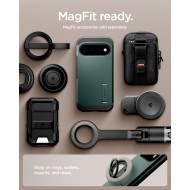 Удароустойчив, твърд кейс с MagSafe за Google Pixel 11 от Spigen Tough Armor Mag - Abyss Green